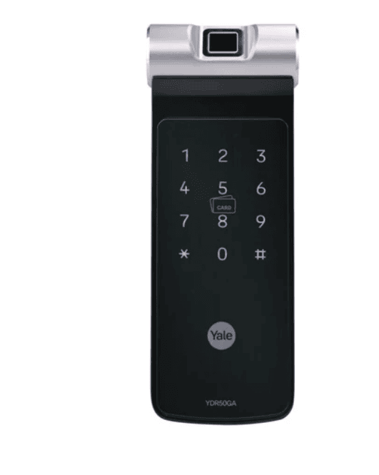 YDR 50 GA Smart Gate Lock, Black, With Remote