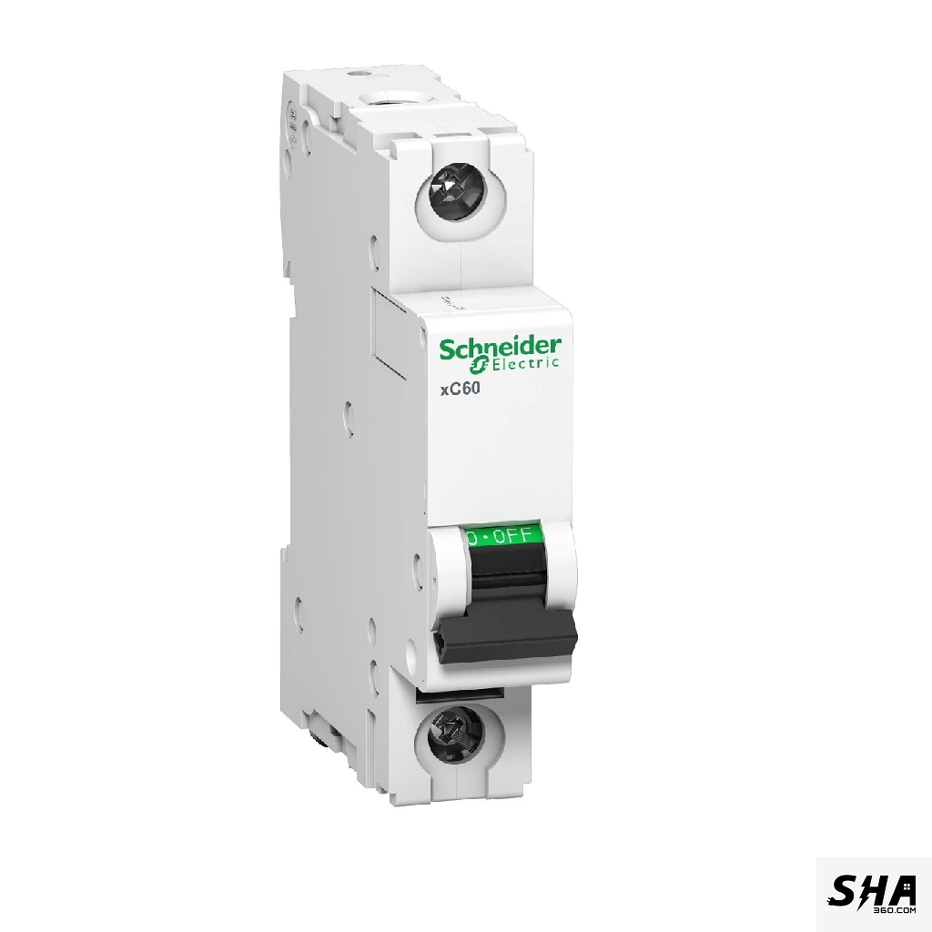 Schneider Electric MCB 6A Single Pole (1-Pole) 10kA C Curve (A9N1P06C) - Sha360