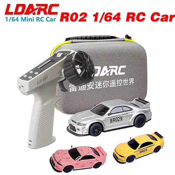 LDARC R02 1:64 Scale Micro RC Drift Car RTR | High-Speed Remote Control Car