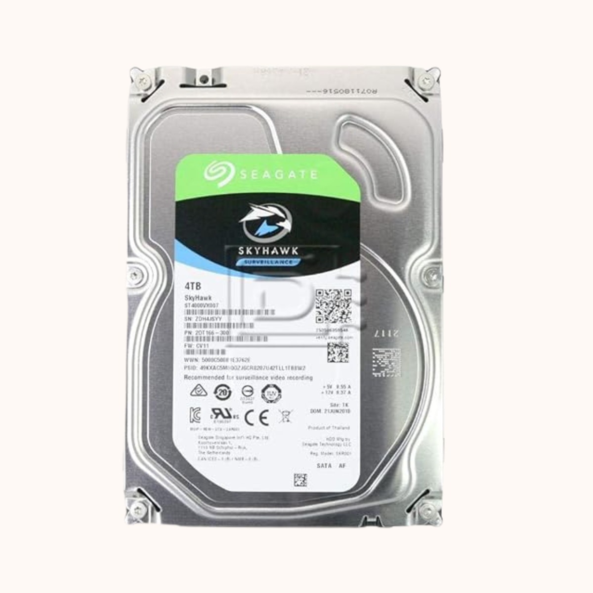 Seagate SkyHawk 4 TB Surveillance Internal Hard Drive