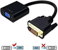 DVI To VGA Adapter VGA Converter Cable, For Computer (Black) DVI To VGA Adapter VGA Converter Cable, For Computer (Black)