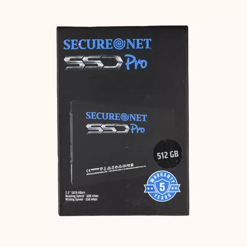 Secure Net 512GB TB SATA Pro SSD