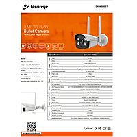 Secureye 4G 3MP Bullet Camera – SIM Based | Outdoor Security | HD Surveillance