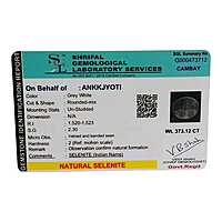 ANKKJYOTI Selenite Air Plate (7 Chakra Design – Large Figurine, Small Chakras) 6" x 1"