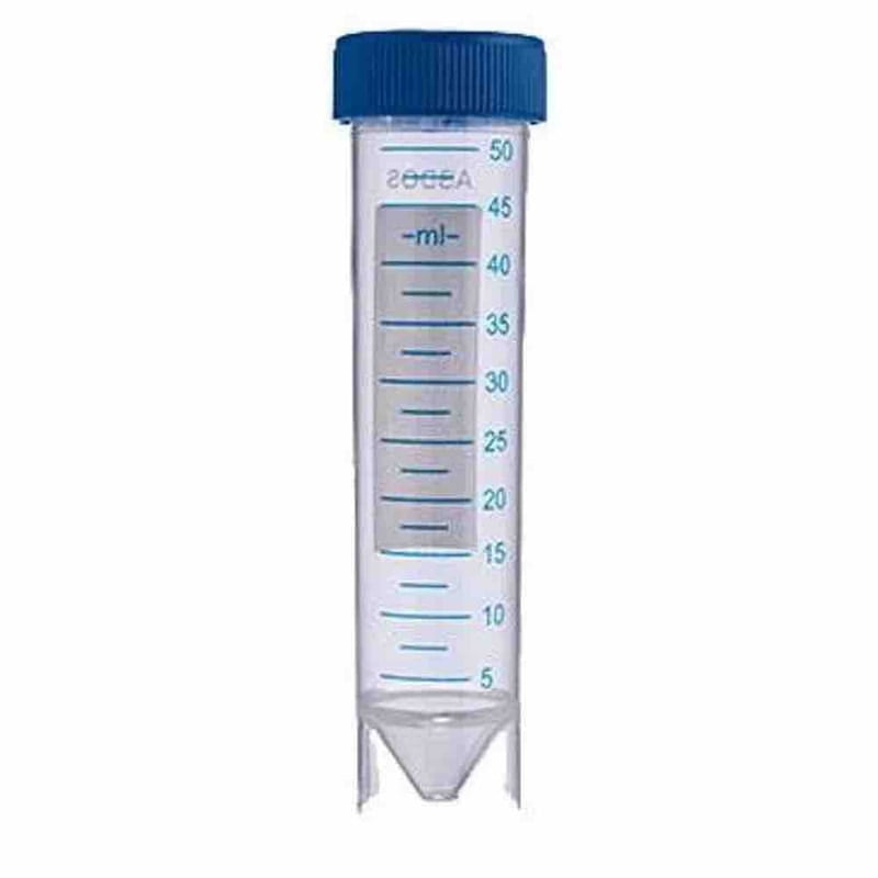 Centrifuge tubes 50ml capacity Self Standing Pack of 10