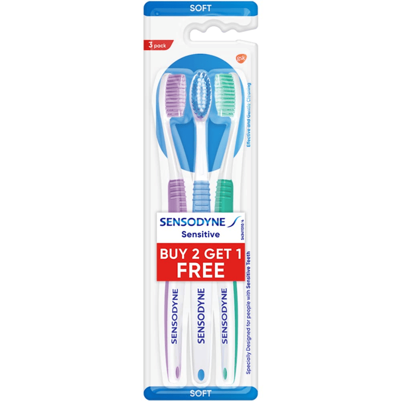 Sensodyne Senstive (soft) toothbrush (Buy 2 Get 1 Free)