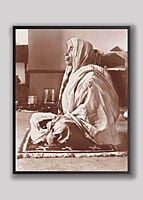 Holy Mother Sri Sarada Devi - Seated in Meditation - Side view Photo