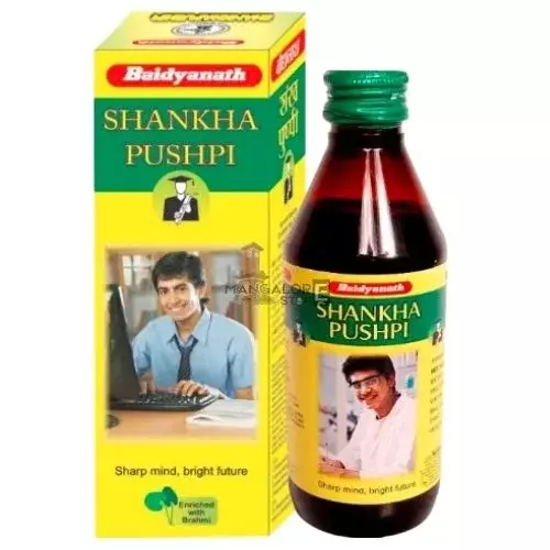 Baidyanath Shankhapushpi Syrup – Herbal Tonic for Mind and Body