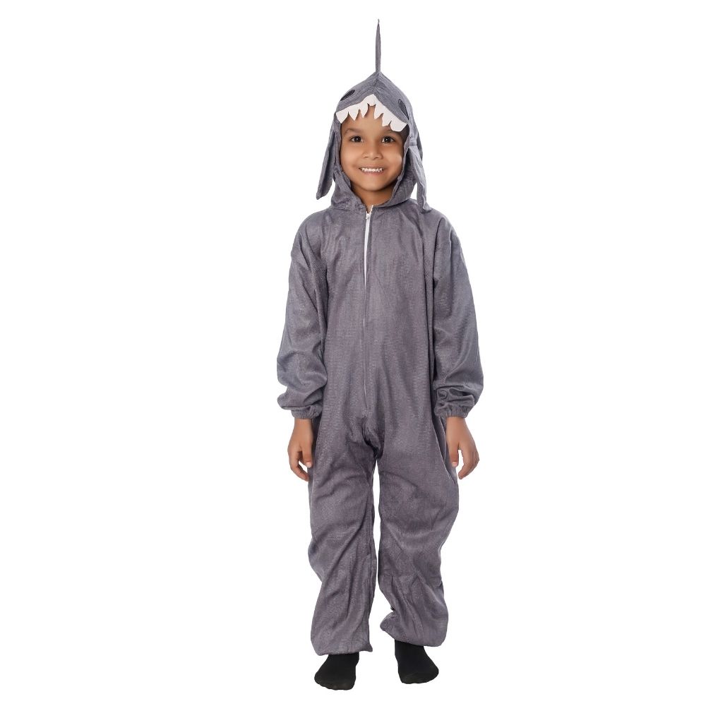 Shark Fancy Dress Costume in Grey