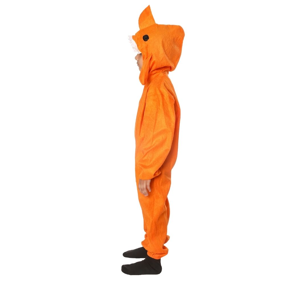 Shark Fancy Dress Costume in Orange Shark Fancy Dress Costume in Orange