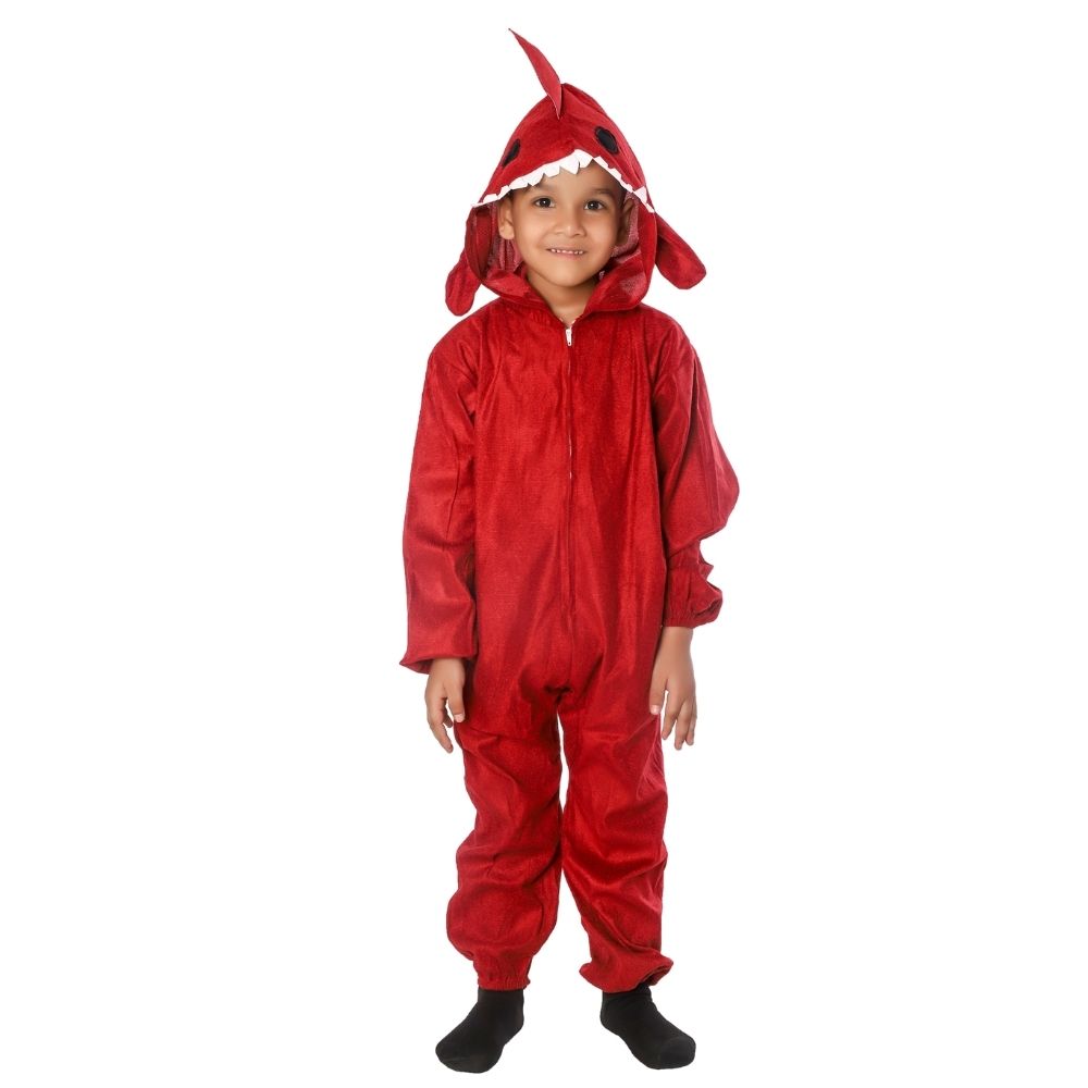 Shark Fancy Dress Costume in Red