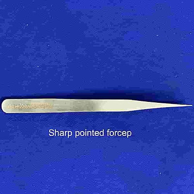 Entomological Forceps - 14cm single sharp pointed - LIEA-04