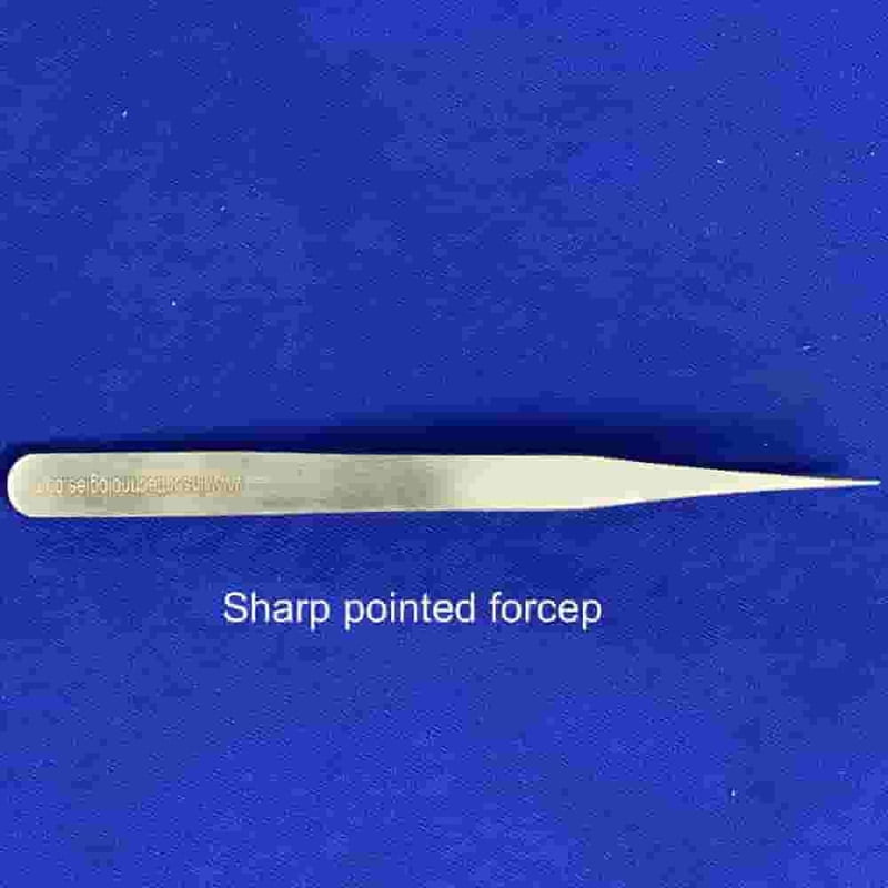 Entomological Forceps - 14cm single sharp pointed - LIEA-04