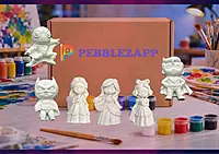 Reusable Superhero & Princess DIY Painting Kit – Paint Your Own Super, Spider, Hulk & Princess