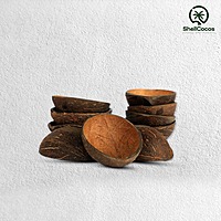 Shell Natural finish oval bowl