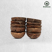 Shell Natural finish oval bowl