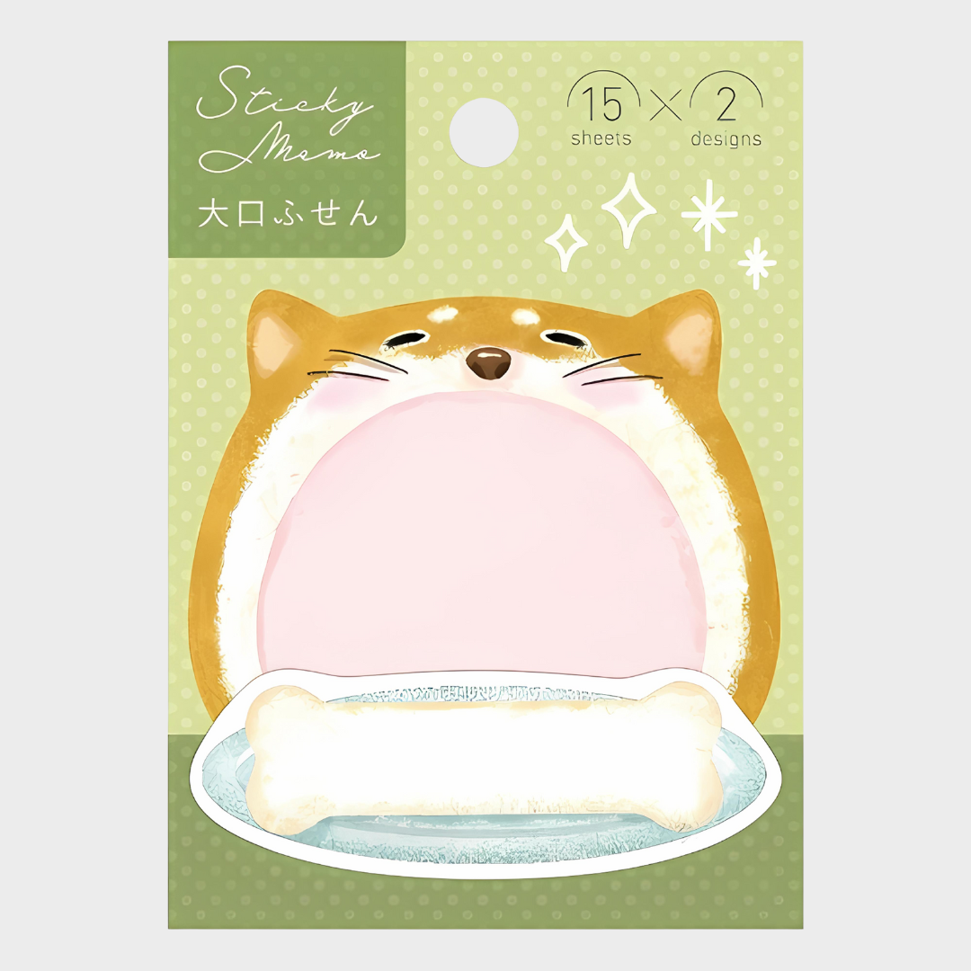 Gakken Staful | Sticky Notes | Large | Shiba Inu