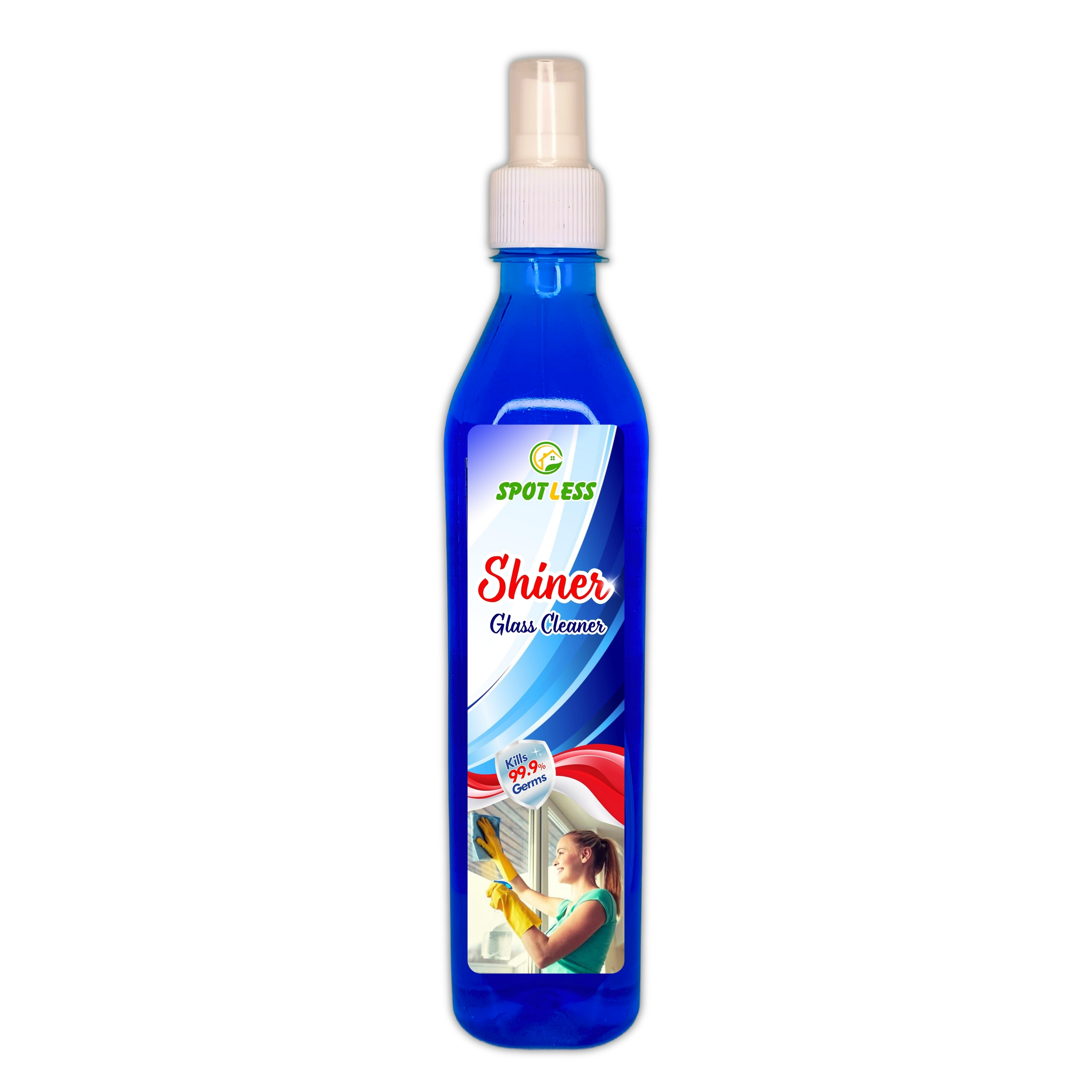 Shiner 500ml Glass & Mirror Cleaner – Sparkling Finish | Fast Dry | Home & Office Use