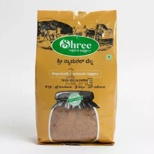 Shree Natural Jaggery Powder – Pure & Chemical-Free Sweetener | Healthy Natural Sugar – 500g