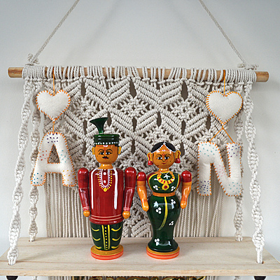 Shubh Vivah Forever - Customized Macramé Wall Hanging