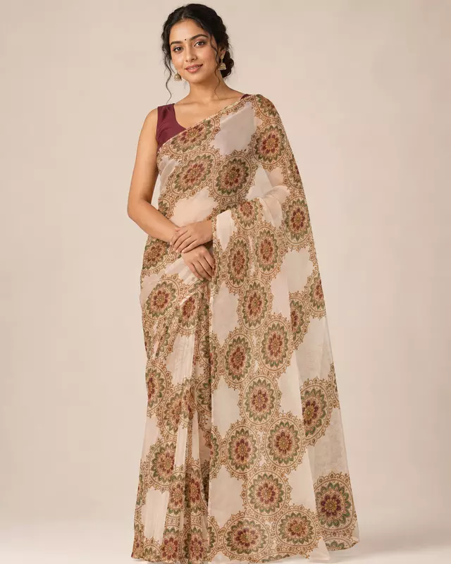 Shyamali | NAVA JYOTI Organza Saree