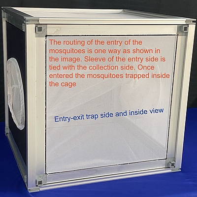 window entry and exit trap for the study of endophilic behavior of mosquitoes