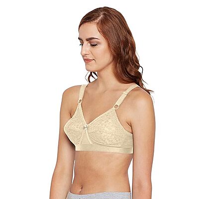 BODYCARE Women's Cotton Non-Wired Regular Bra 36 D Skin