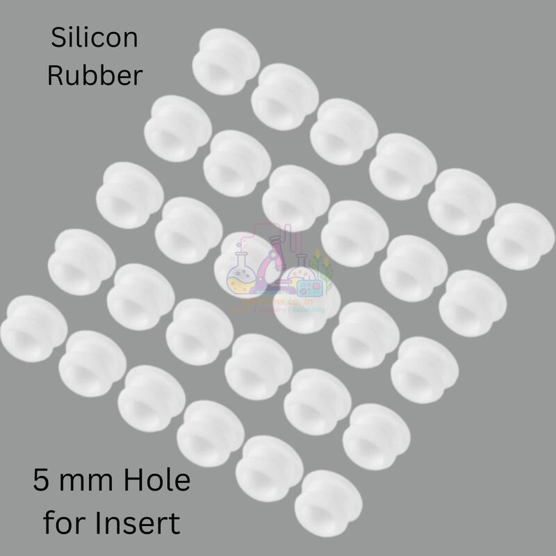 Silicon Rubber - 5 mm Hole for Insert