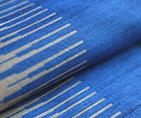 Ghicha Silk Handloom Tussar Azera  Blue Majenta with BP