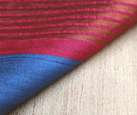 Ghicha Silk Ikkat Saree Handloom Tussar Cerullian Blue and Maroon with BP Ghicha Silk Ikkat Saree Handloom Tussar Cerullian Blue and Maroon with BP