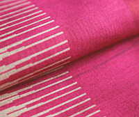 Ghicha Silk Ikkat Saree Handloom Tussar Cerullian Blue and Maroon with BP Ghicha Silk Ikkat Saree Handloom Tussar Cerullian Blue and Maroon with BP