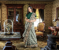 Samudrika Kashmiri Pista Silk