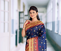 Samudrika Blue Kashmiri Silk Samudrika Blue Kashmiri Silk