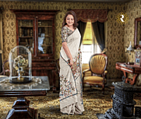 Kantha Stitch Ghicha Silk Tussar