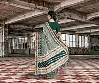 Samudrika Kashmiri Pista Silk