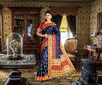 Samudrika Blue Kashmiri Silk Samudrika Blue Kashmiri Silk