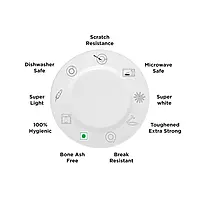 La Opala Diva, Pearl Collection Opal Glass Crockery | Coffee Mug Regular, Set of 6 for Tea & Coffee