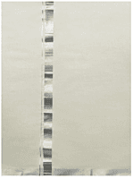 Ramraj Mens Kora Double Dhoti 1" Silver Jari Border Silver Mark