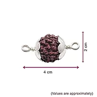 Silver Chain with Rudraksha Pendent