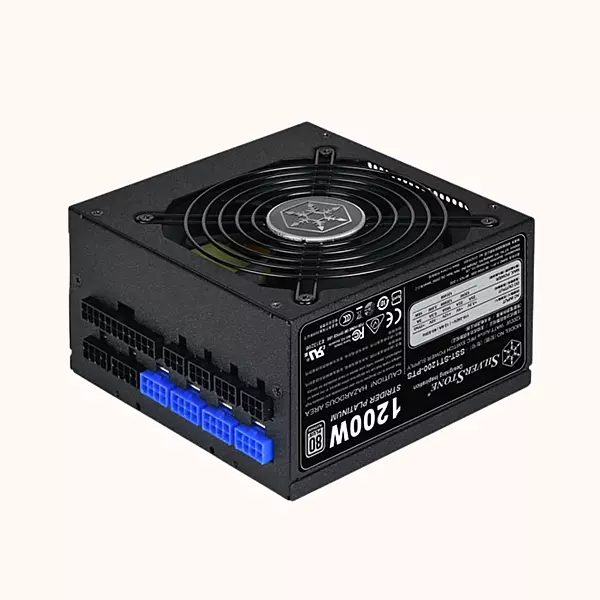 SilverStone Power Supply 1200W Fully Modular 80 Plus Platinum (ST1200-PTS)