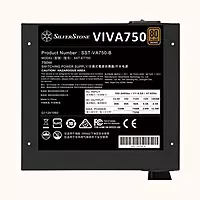 SilverStone Power supply 750Watt 80 Plus SMPS (VIVA 750 Bronze)