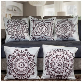 SingleTone Digital Printed Cushion Cover Set of 5