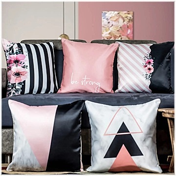 SingleTone Digital Printed Cushion Cover Set of 5