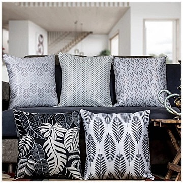 SingleTone Digital Printed Cushion Cover Set of 5