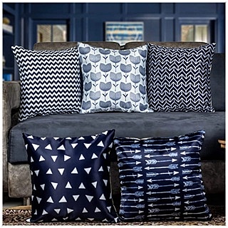 SingleTone Digital Printed Cushion Cover Set of 5