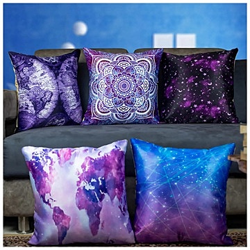 SingleTone Digital Printed Cushion Cover Set of 5