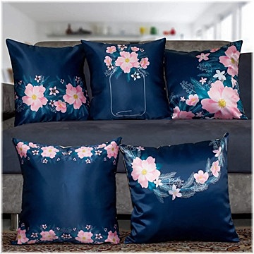 SingleTone Digital Printed Cushion Cover Set of 5