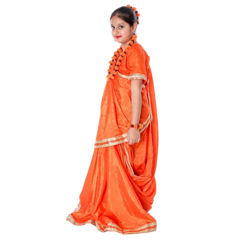 Vanvasi Sita Saree Fancy Dress Costume For Girls