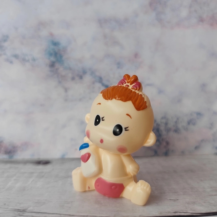 Sitting Girl Baby Bottle