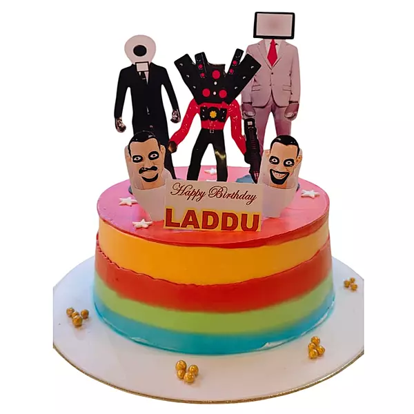 Skibidi Toilet Cake